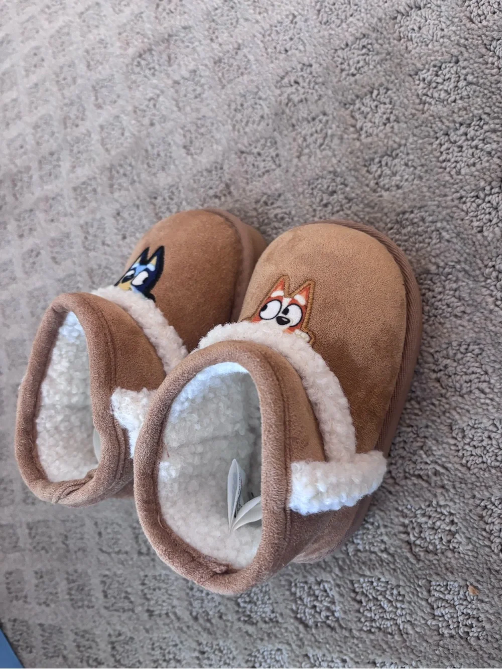 Bluey Kids Shoes Box - Tan